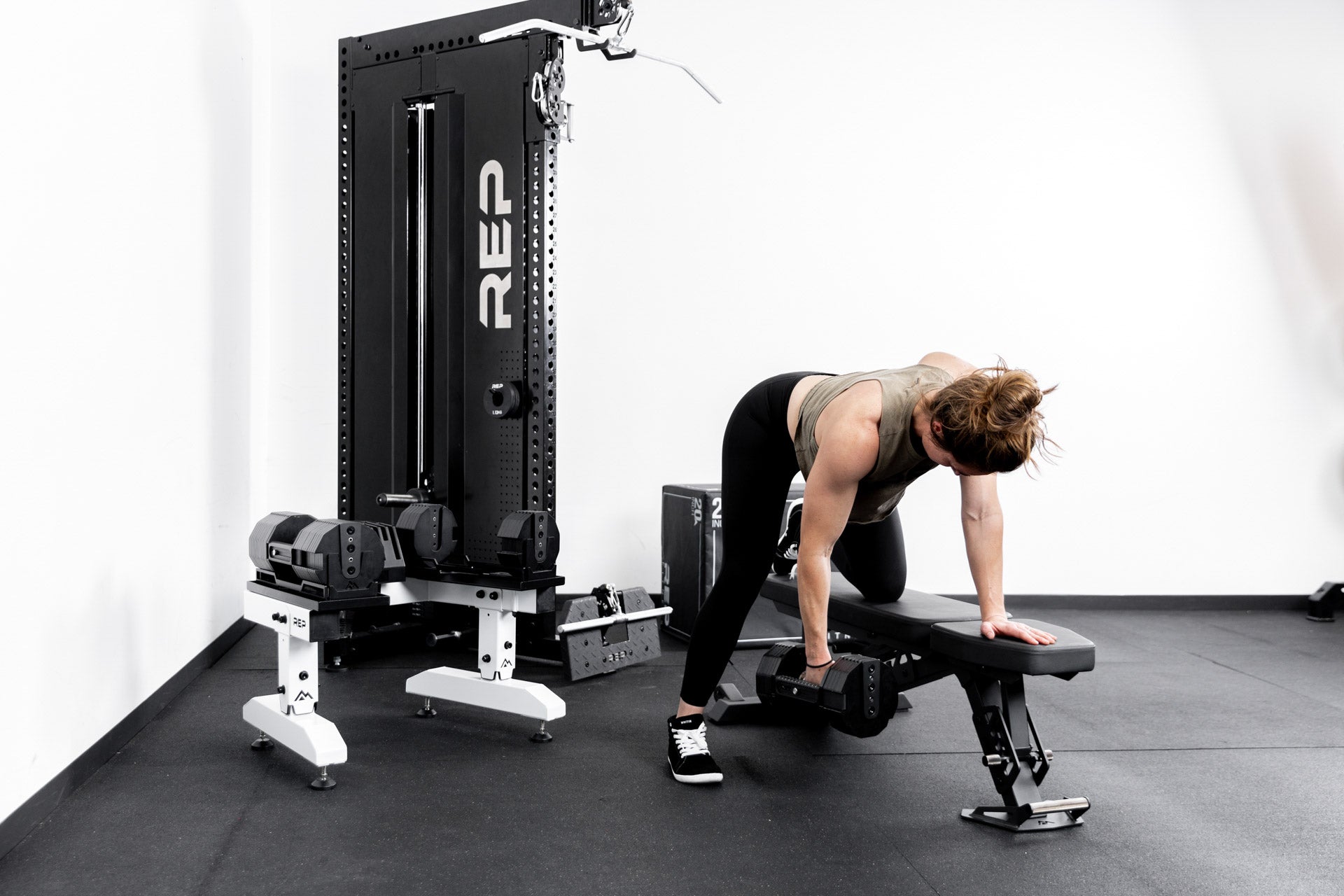 REP® Adjustable Dumbbell Stand